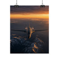 B-1B Lancer Front View Poster - Military Aviation Wall Art - Air Force Veteran Gift
