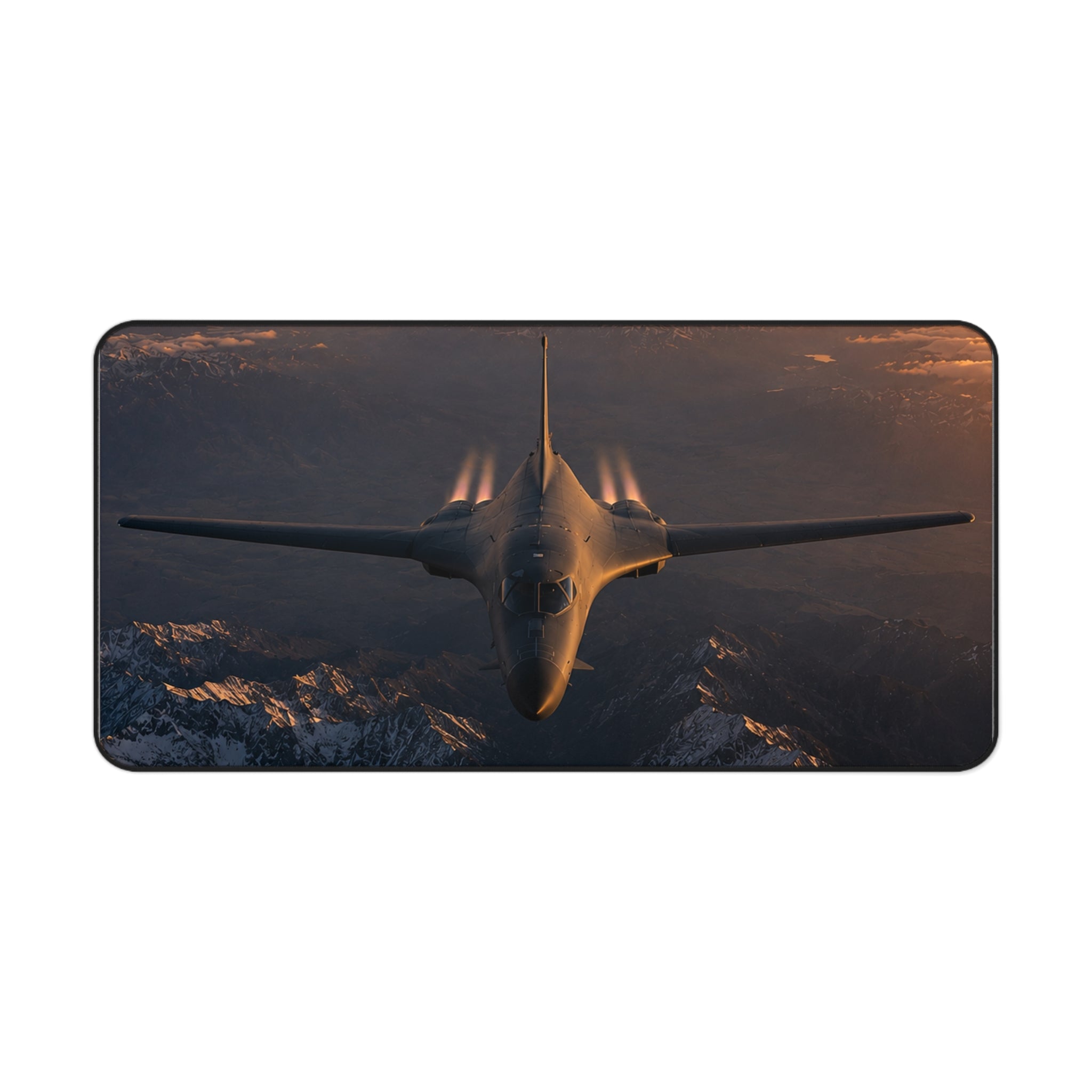 B-1B Lancer Forward Flight Desk Mat - Military Aviation Office Gift - Air Force Veteran Gift