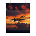 B-1B Lancer Last Flight Poster - Military Aviation Wall Art - Air Force Veteran Gift