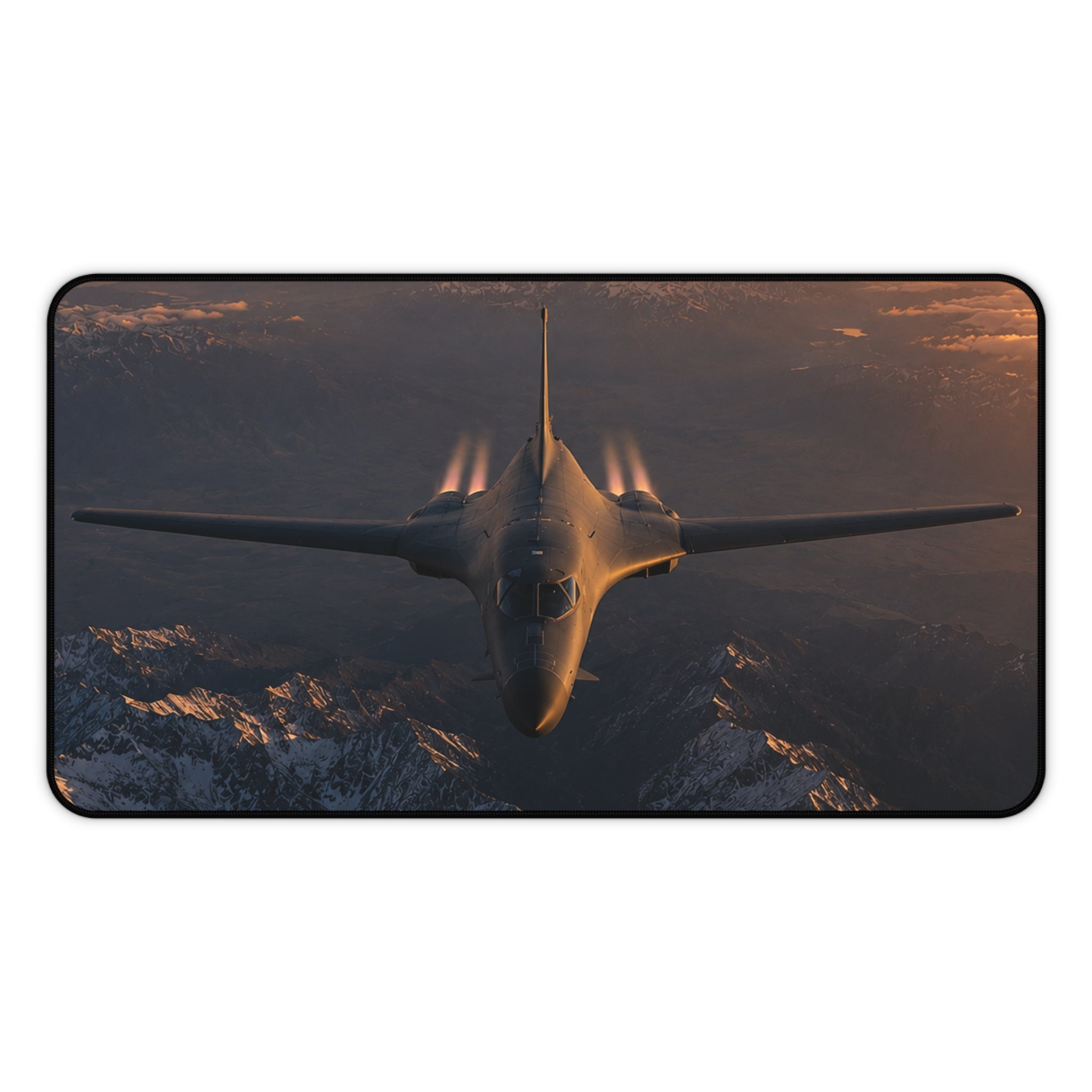 B-1B Lancer Forward Flight Desk Mat - Military Aviation Office Gift - Air Force Veteran Gift