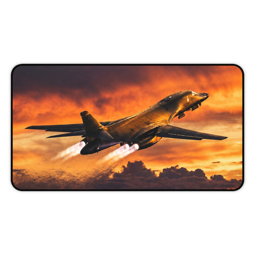B-1B Lancer Last Flight Desk Mat - Military Aviation Office Gift - Air Force Veteran Gift