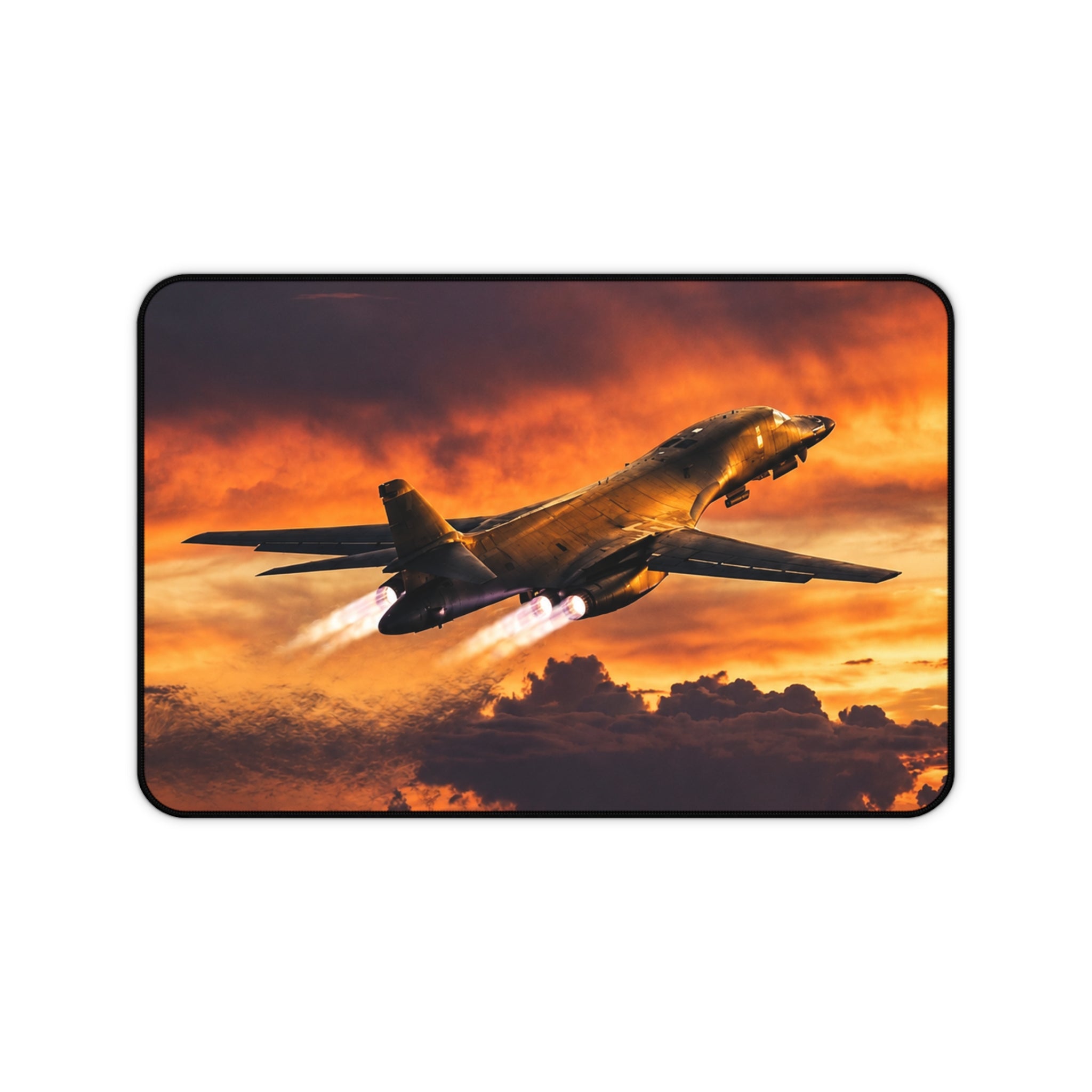B-1B Lancer Last Flight Desk Mat - Military Aviation Office Gift - Air Force Veteran Gift